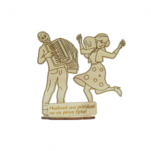 Muzikant in plesalka